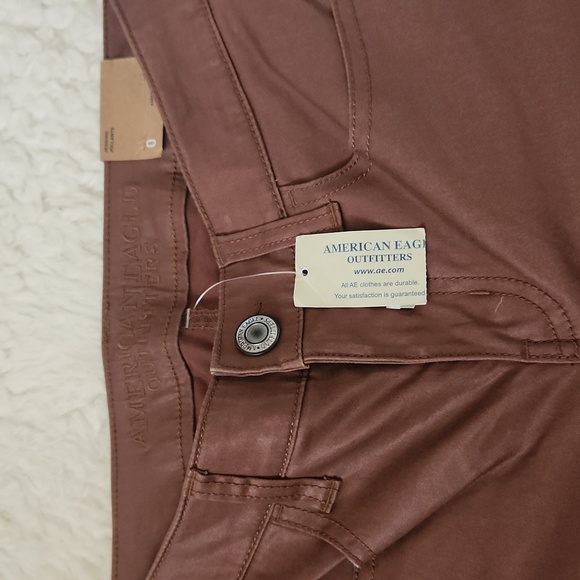 American Eagle Low-Rise Jegging Size 0 Brown - Picture 2 of 8